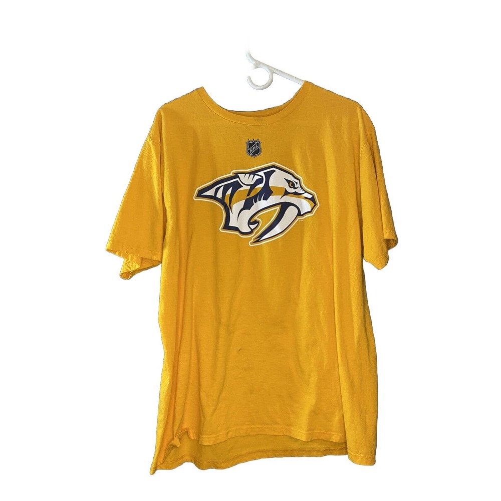 Adidas NHL Nashville Predators #33 Viktor Arvidsson‎ T-Shirt XL yellow Preds